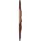 Ekena Millwork Rose and Ribbon Ceiling Medallion (Fits Canopies up to 4"), 23 5/8"OD x 4"ID x 1 1/2"P, Copper Penny CM23ROCPS - alternate 3